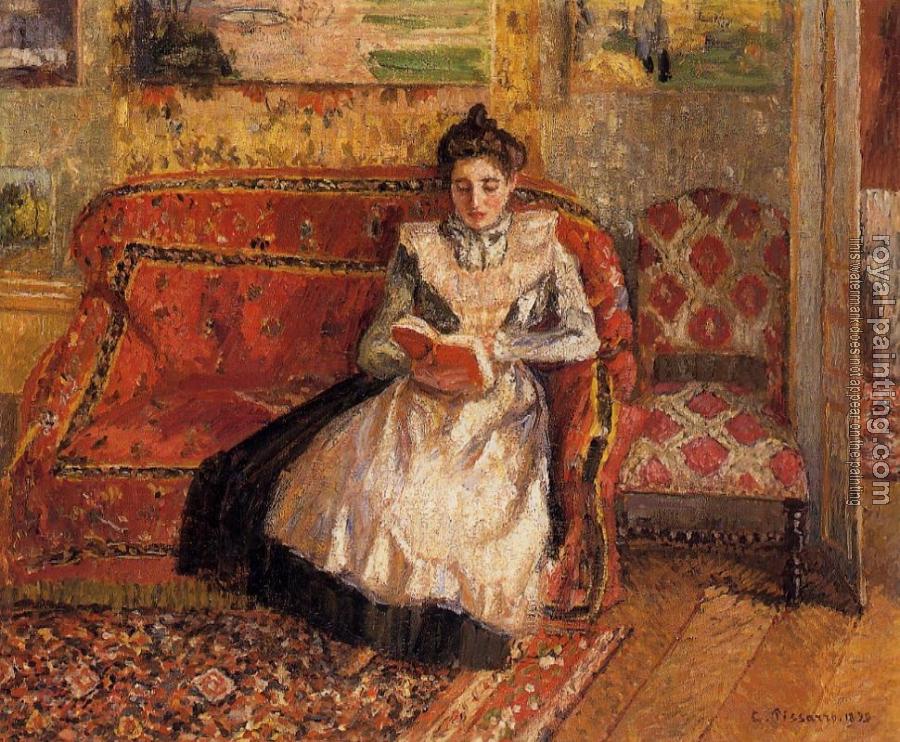 Camille Pissarro : Jeanne Reading